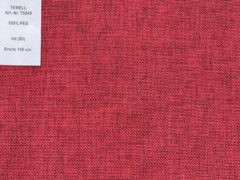 Möbelstoff Terell - rot